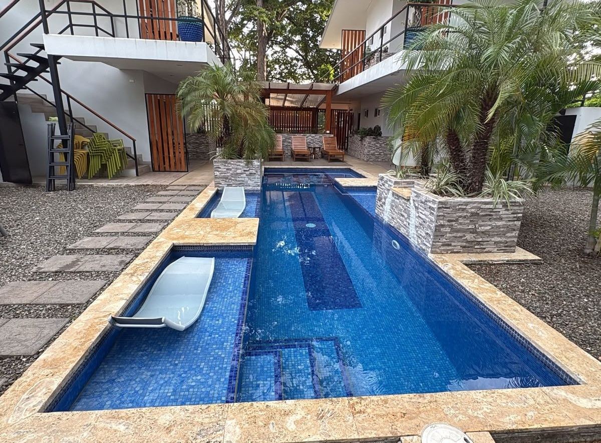 Piscina en mantenimiento